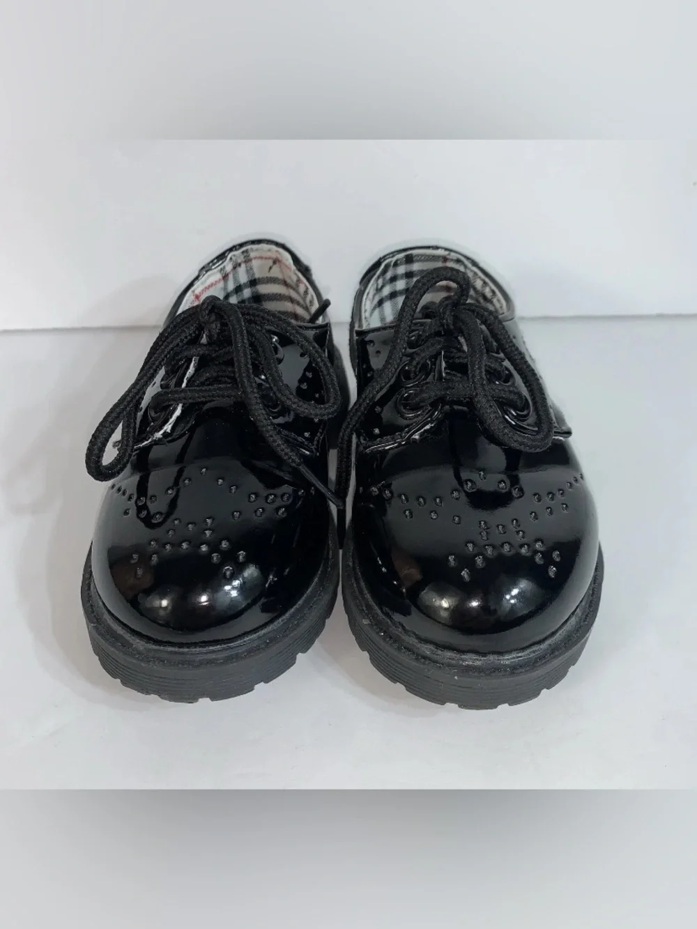 Boy's Girl's Classic Lace-Up Oxford Shoes  School Uniform Flats Loafer 6.5US/23E